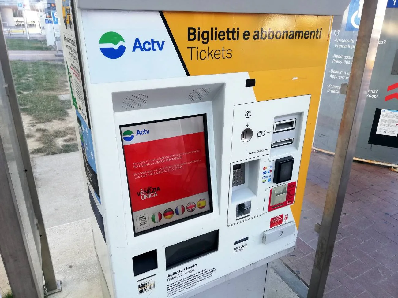 ACTV Ticket Kiosk and Redemption Station