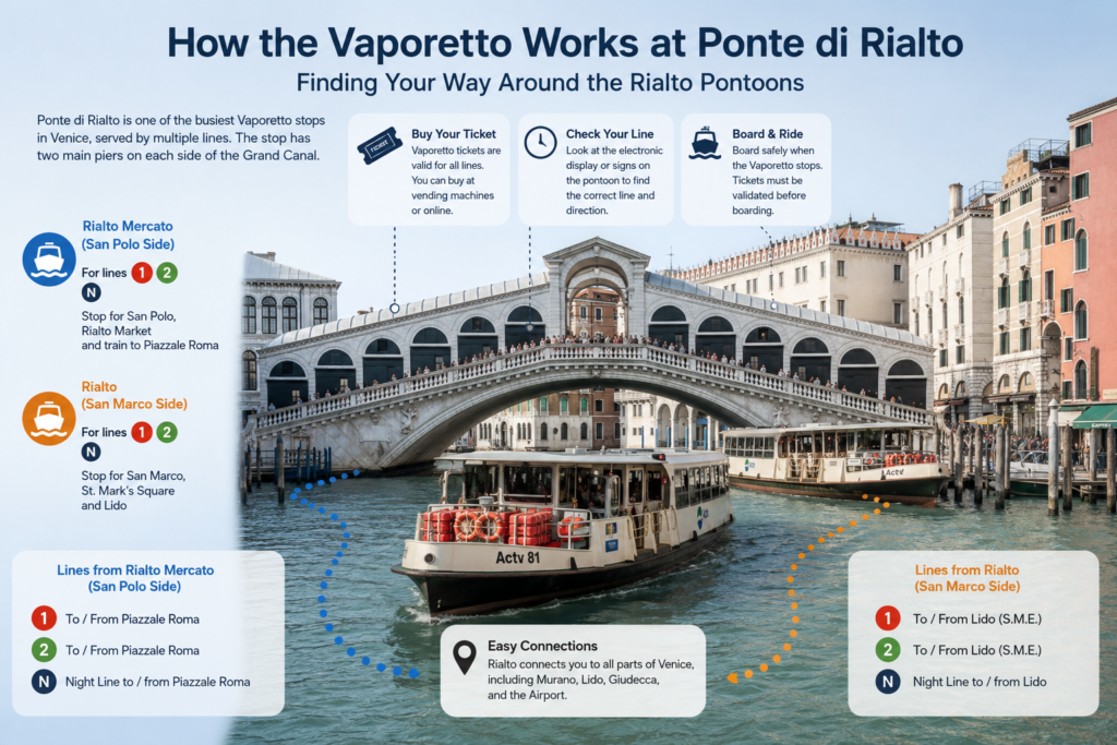 Ponte di Rialto: Venice's Busiest Vaporetto Stop